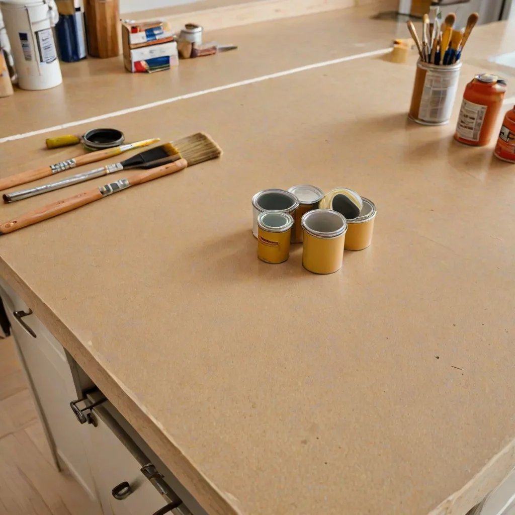 Malowanie blatu kuchennego z MDF – instrukcja krok po kroku