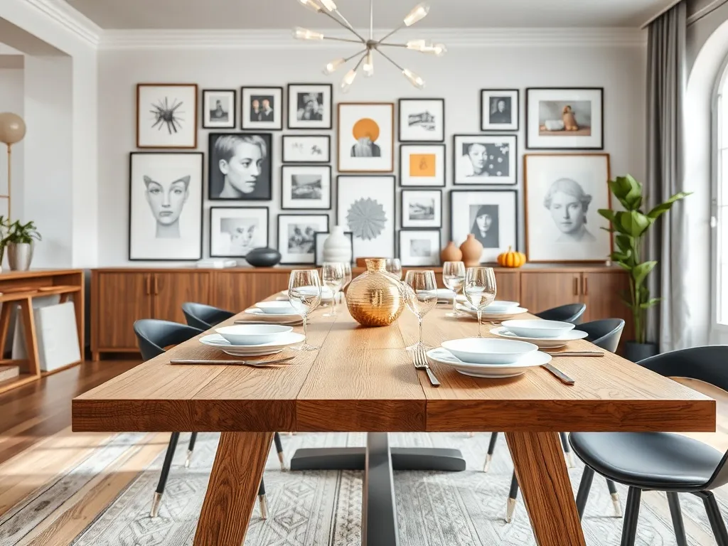 Jaka jest zalecana odległość stołu od ściany w jadalni?