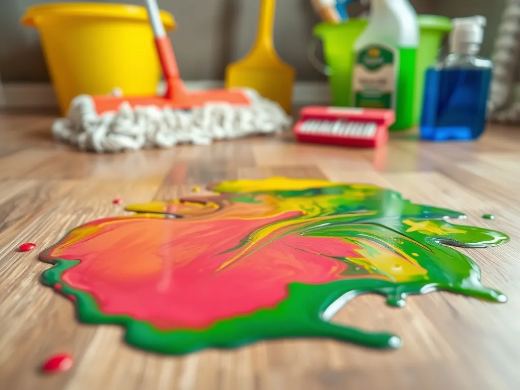 Czym zmyć farbę akrylową z podłogi? Sprawdzone metody i porady