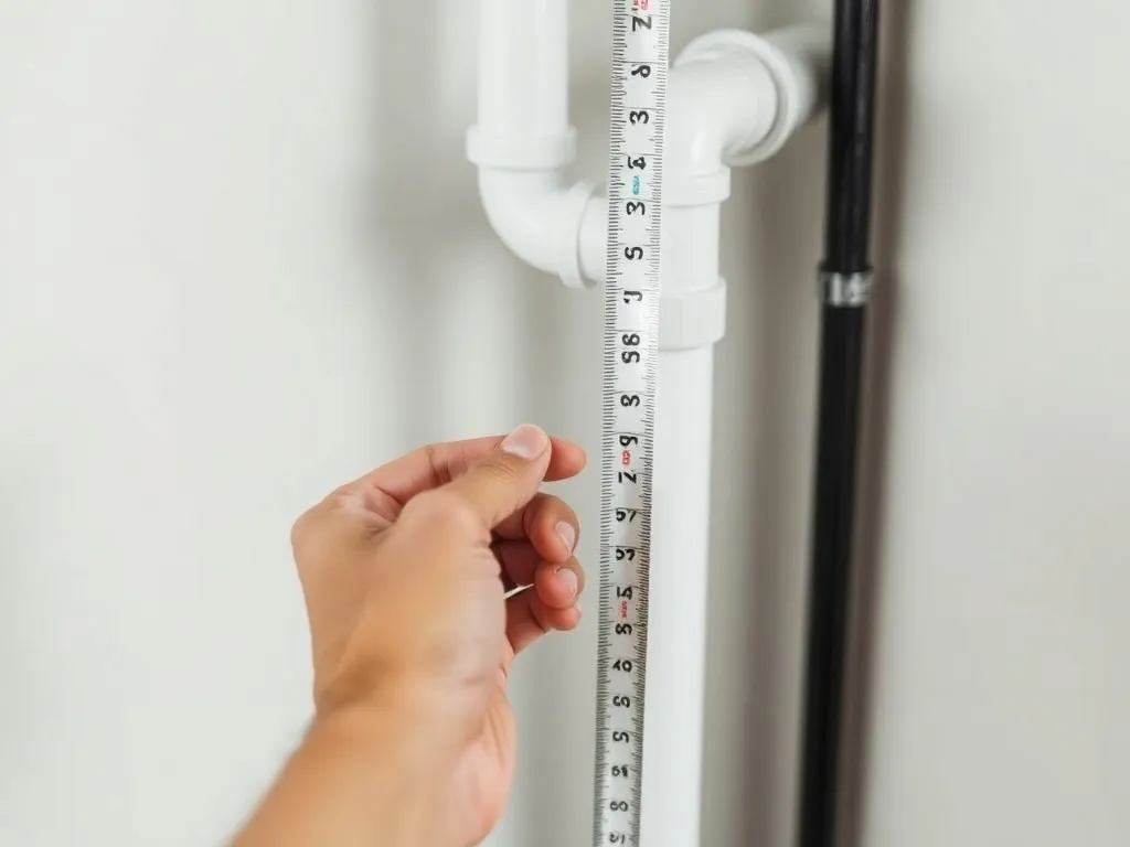 Jaką odległość rury spustowej od ściany należy zachować?