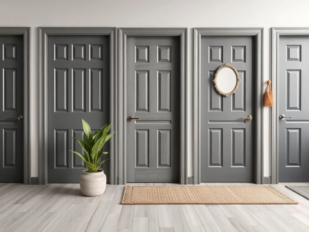 Jaki kolor drzwi do szarych ścian? Oto najlepsze propozycje