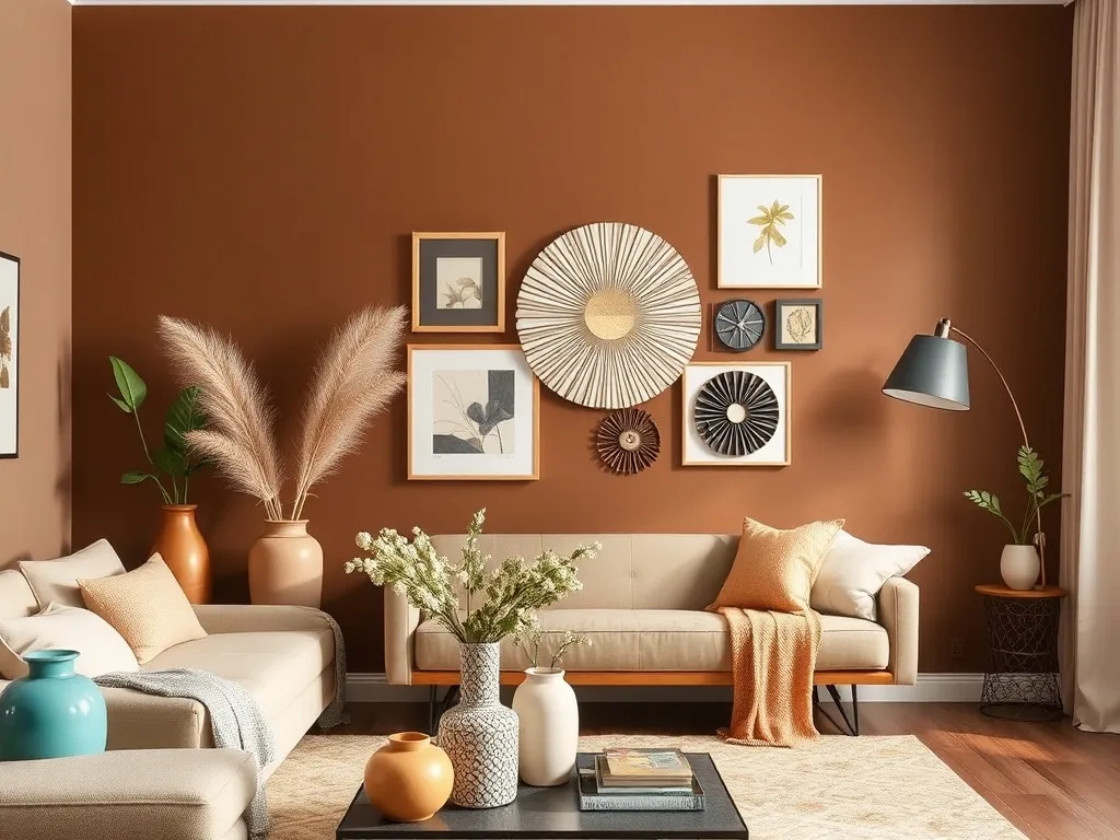Jakie kolory pasują do brązu na ścianie? Oto najlepsze połączenia!