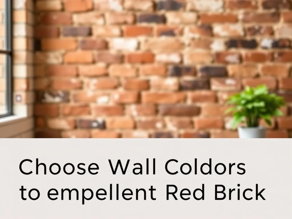 Jaki kolor ścian do czerwonej cegły? Sprawdź nasze inspiracje!