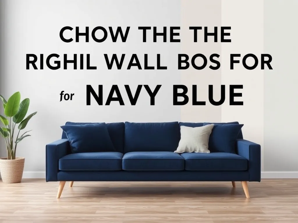 Jaki kolor ścian do granatowej kanapy? Oto najlepsze propozycje!