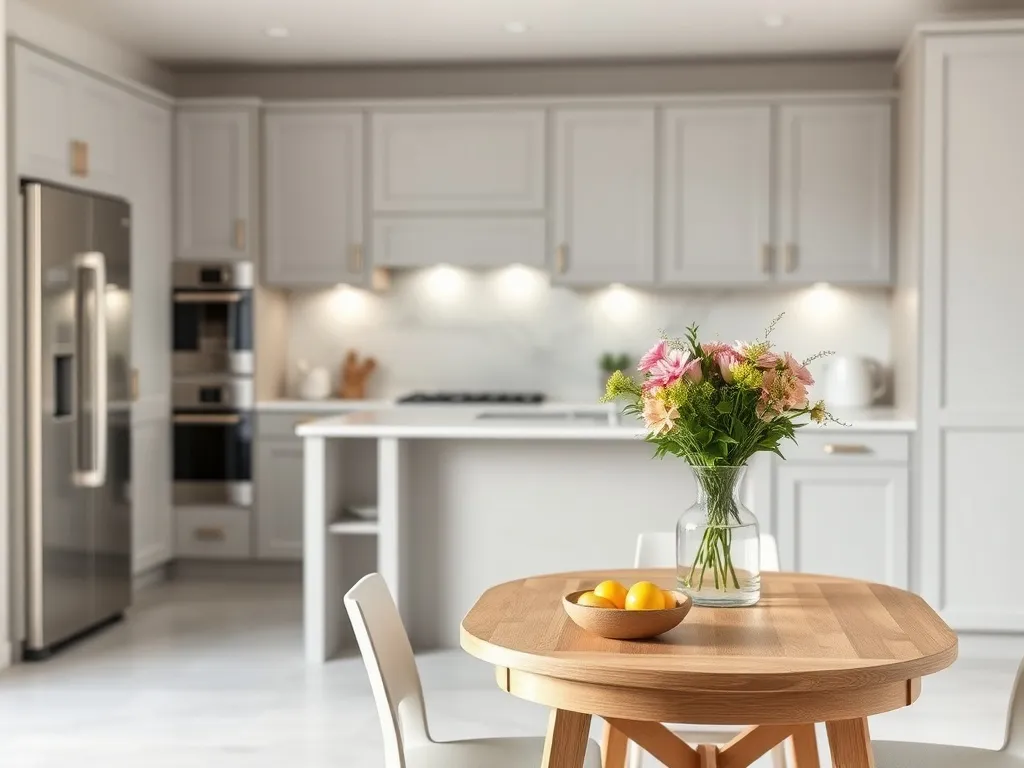 Jaki kolor ścian do jasno szarych mebli kuchennych? Sprawdź porady!