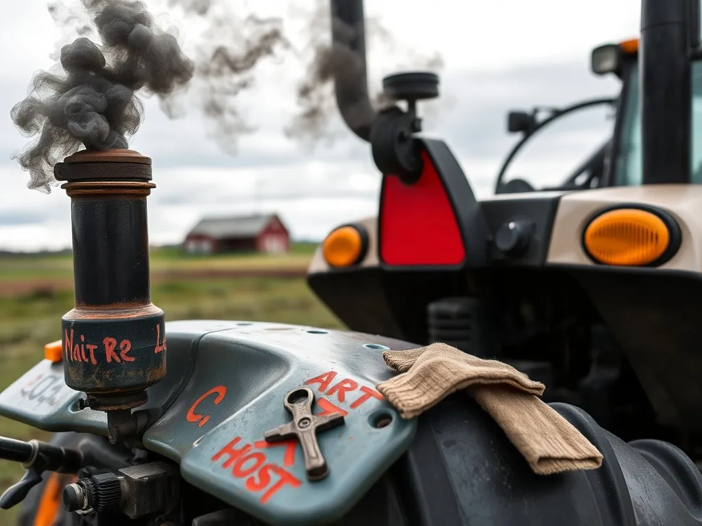 Dlaczego ciągnik dymi na czarno? Przyczyny i jak to naprawić